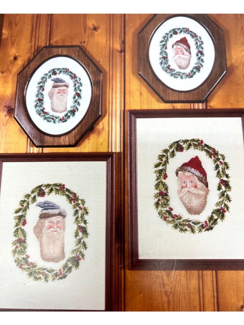 Colonial Santas Cross Stitch Patterns By Boyd Designs
